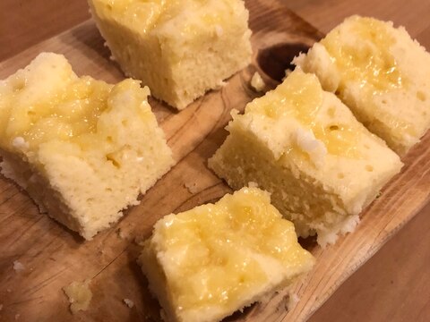 レンジで簡単☆チーズ蒸しパン